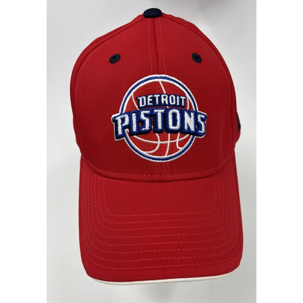 Detroit Pistons Hat One Size Red NBA Basketball Cap Adidas